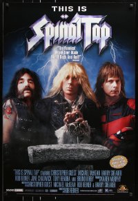 7z182 THIS IS SPINAL TAP 27x40 video poster R2000 Rob Reiner heavy metal rock & roll cult classic!