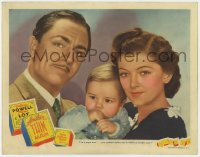 8a038 ANOTHER THIN MAN LC 1939 best portrait of William Powell & Myrna Loy holding Nick Jr.!