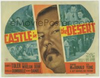 8a006 CASTLE IN THE DESERT TC 1942 Sidney Toler as Asian detective Charlie Chan, cool design!