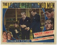 8a082 LEAGUE OF FRIGHTENED MEN LC 1937 Walter Connolly as Nero Wolfe, Stander as Archie Goodwin!