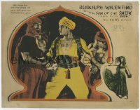 8a106 SON OF THE SHEIK LC 1926 Valentino's people will never look upon his handsome face again!