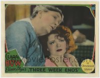 8a117 THREE WEEKENDS LC 1928 close up of worried Clara Bow comforted by her mother Edyth Chapman!