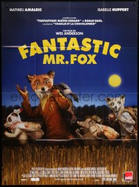 8b725 FANTASTIC MR. FOX French 1p 2010 Wes Anderson stop-motion, George Clooney, Meryl Streep!