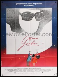 8b747 GARBO TALKS French 1p 1984 Jouineau Bourduge cartoon art of Anne Bancroft & Ron Silver, rare!