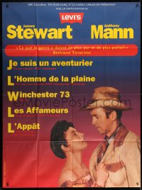 8b795 JAMES STEWART ANTHONY MANN French 1p 1990s Far Country, Man From Laramie, Winchester 73!