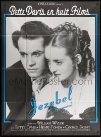 8b799 JEZEBEL French 1p R1990s c/u of Bette Davis & Henry Fonda, directed by William Wyler!