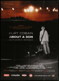 8b806 KURT COBAIN ABOUT A SON French 1p 2008 cool image of Nirvana lead singer on stage!