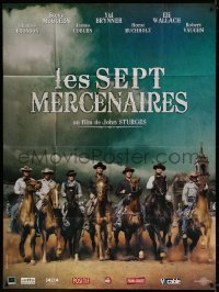 8b828 MAGNIFICENT SEVEN French 1p R2000s Yul Brynner, McQueen, John Sturges' 7 Samurai western!
