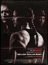 8b837 MILLION DOLLAR BABY French 1p 2005 Clint Eastwood, boxer Hilary Swank, Morgan Freeman