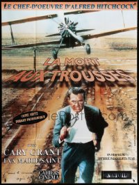 8b862 NORTH BY NORTHWEST French 1p R1990s Cary Grant chased by cropduster, Alfred Hitchcock classic!