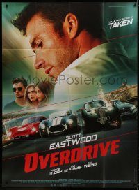 8b873 OVERDRIVE French 1p 2017 Scott Eastwood, cool image of vintage race cars!