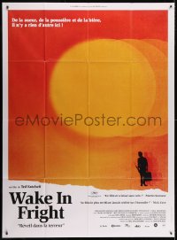 8b972 WAKE IN FRIGHT French 1p R2014 Ted Kotcheff Australian Outback creepy cult classic!