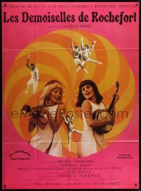 8b996 YOUNG GIRLS OF ROCHEFORT French 1p R1980s Jacques Demy, Agnes Varda, Catherine Deneuve