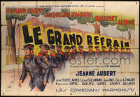 8b564 LE GRAND REFRAIN French 2p 1936 Robert Siodmak, Cartier art, Fernand Gravey, ultra rare!