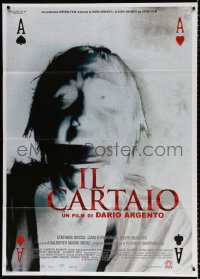 8b116 CARD PLAYER Italian 1p 2004 Dario Argento's Il Cartaio, wild ace playing card image!