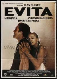 8b136 EVITA Italian 1p 1996 Madonna as Eva Peron, Antonio Banderas, Alan Parker, Oliver Stone
