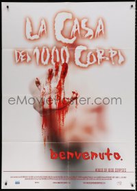 8b159 HOUSE OF 1000 CORPSES Italian 1p 2003 Rob Zombie, completely different gory image!