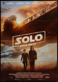 8b218 SOLO Italian 1p 2018 Star Wars, Ron Howard, Ehrenreich & Chewbacca by Millennium Falcon!