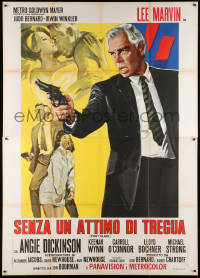 8b056 POINT BLANK Italian 2p 1968 Lee Marvin, Angie Dickinson, John Boorman noir, different art!