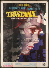 8b078 TRISTANA Italian 2p 1970 Luis Bunuel, best art of Catherine Deneuve by Averardo Ciriello