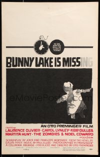 8b289 BUNNY LAKE IS MISSING WC 1965 directed by Otto Preminger, great artwork by Saul Bass!
