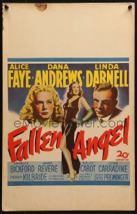 8b315 FALLEN ANGEL WC 1945 Preminger, pretty Alice Faye, Dana Andrews, sexy bad girl Linda Darnell!