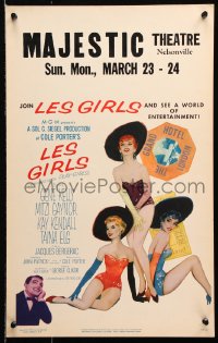 8b397 LES GIRLS WC 1957 Gene Kelly + art of sexy Mitzi Gaynor, Kay Kendall & Taina Elg!