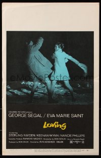 8b403 LOVING WC 1970 great image of sexy Eva Marie Saint taking a swing at George Segal!