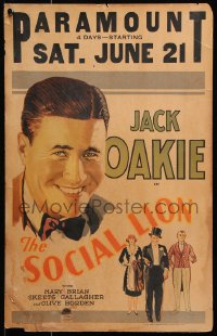 8b486 SOCIAL LION WC 1930 great smiling portrait of boxer Jack Oakie, and in tuxedo!