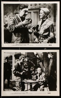 8c931 1984 2 8x10 stills 1956 great images of Edmond O'Brien, Jan Sterling, George Orwell!