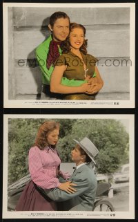 8c150 ROSE OF CIMARRON 2 color 8x10 stills 1952 Jack Buetel, Mala Powers as The Wildcat of the West
