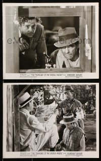 8c993 TREASURE OF THE SIERRA MADRE 2 8x10 stills 1964 Humphrey Bogart, Holt, Huston!