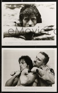 8c767 FIRST BLOOD 5 8x10 stills 1983 cool images of Green Beret Sylvester Stallone as John Rambo!