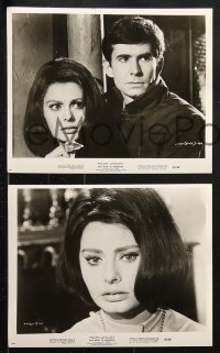 8c390 FIVE MILES TO MIDNIGHT 13 from 7.5x9.5 to 8x10 stills 1963 Le Couteau dans la Plaie, Sophia Loren & Anthony Perkins!