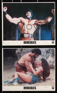 8c026 HERCULES 8 8x10 mini LCs 1983 images of strongman Lou Ferrigno & sexy Sybil Danning!
