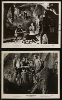8c920 TARZAN'S MAGIC FOUNTAIN 3 8x10 stills 1949 Lex Barker in cave, Edgar Rice Burroughs!
