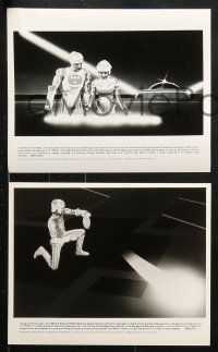 8c477 TRON 11 8x10 stills 1982 Walt Disney sci-fi, Jeff Bridges in a computer, cool special effects!