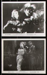 8c564 VOODOO WOMAN 9 8x10 stills 1957 Marla English, Tom Conway, cool AIP horror images!