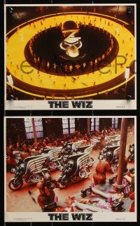 8c127 WIZ 4 8x10 mini LCs 1978 wild images from musical Wizard of Oz adaptation!