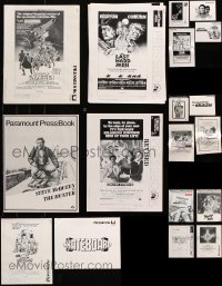 8d231 LOT OF 18 UNCUT PRESSBOOKS 1970s-1980s advertising for a variety of different movies!