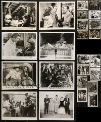 8d408 LOT OF 32 RE-STRIKE AND RE-RELEASE 8X10 STILLS 1950s-1970s great scenes from classic movies!