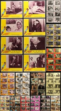 8d174 LOT OF 152 LOBBY CARDS 1960s-1970s complete sets from a variety of different movies!