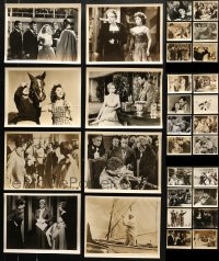 8d404 LOT OF 38 8X10 STILLS 1940-1970s great scenes from a variety of different movies!