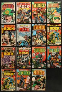 8d018 LOT OF 15 SGT. ROCK COMIC BOOKS ISSUES BETWEEN #3-#358 1970s-1980s DC Comics!