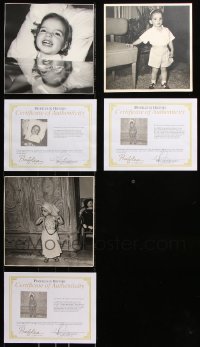 8d001 LOT OF 3 LIZA MINNELLI CHILDHOOD DELUXE 11X14 STILLS 1948 when she was just a kid!