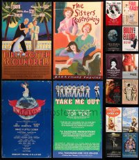 8d272 LOT OF 16 STAGE PLAY WINDOW CARDS 1980s-2000s great images from a variety of shows!