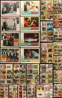 8d163 LOT OF 212 LOBBY CARDS 1950s-1960s incomplete sets from a variety of different movies!