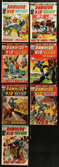 8d027 LOT OF 7 RAWHIDE KID COMIC BOOKS ISSUES BETWEEN #95-#111 1970s Marvel Comics!