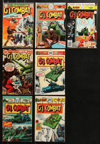 8d028 LOT OF 7 G.I. COMBAT COMIC BOOKS ISSUES BETWEEN #117-#192 1960s-1970s DC Comics!