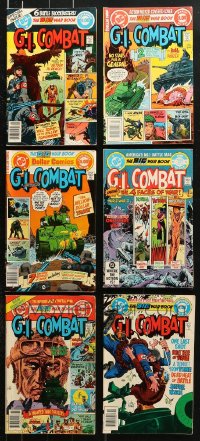 8d032 LOT OF 6 G.I. COMBAT COMIC BOOKS ISSUES BETWEEN #22-#259 1980s DC Comics!